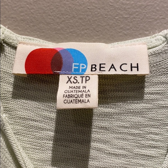 Free People Beach Dress Light Green Size XS - Picture 3 of 3